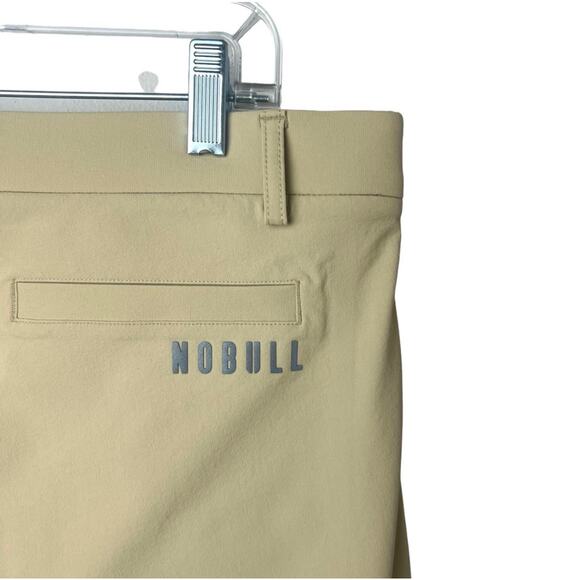 NOBULL Tour Performance Golf Pants Chinos Men's 33x32R Beige - Picture 7 of 9